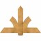 Ekena Millwork Redmond Rough Sawn Timber Gable Bracket, Western Red Cedar, 48"W x 32"H x 4"D x 6"F, 16/12 Pitch GBW048X32X0406RED00RWR - alternate 1
